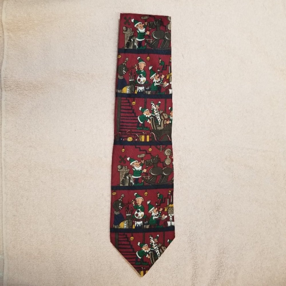Jingle Bells Men's Multi-Color "Christmas" Necktie